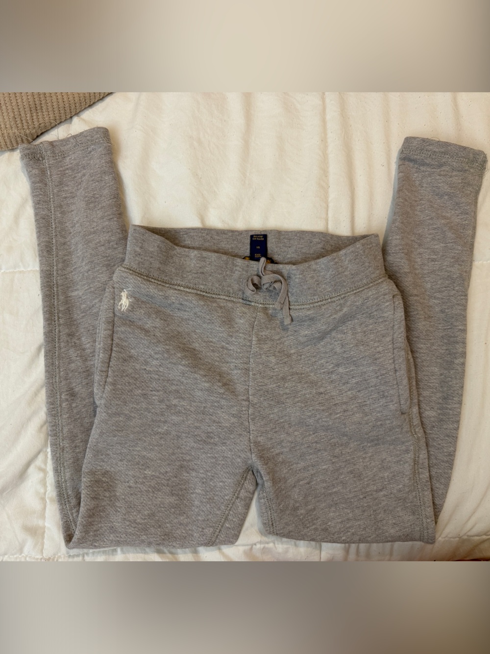Polo by Ralph Lauren Kids Heather Gray Fleece Joggers
